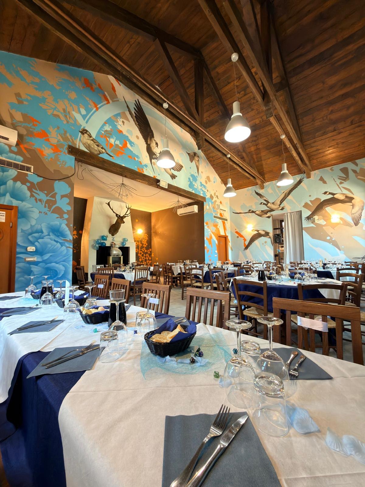Sala interna dell'osteria